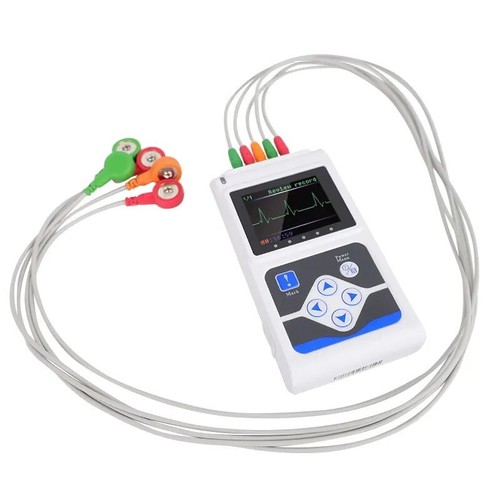 24 Stunden Dynamic EKG Holter 3 Kanal ECG Event Recorder Analyzer TLC9803 SW - Bild 9 von 12