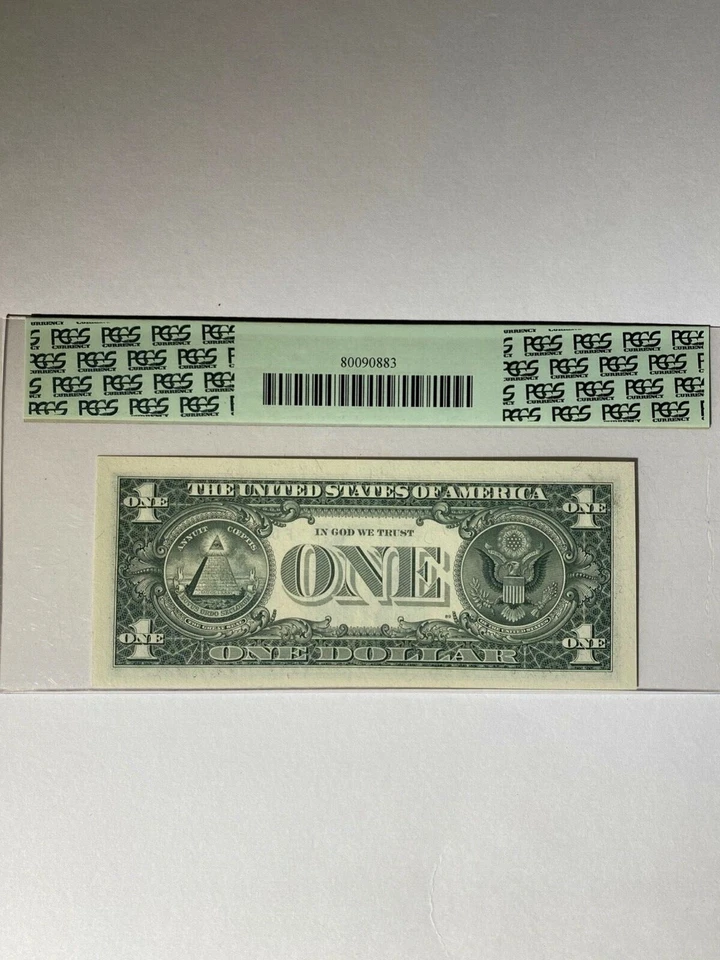 Federal Reserve Note Star Note 1995 $1  - Image 2 of 2