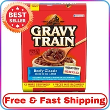 Gravy Train Beefy Classic Dry Dog Food, 14 lb Bag