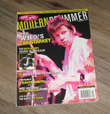 Modern Drummer 2007 magazine ZAK STARKEY Travis Smith JOE RUSSO Butch Walker