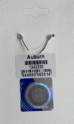 New Auburn Tigers Circle Logo Earrings, Fish Hook, Gift for Her Mom - Picture 4 of 5