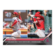 2023 Topps Now #625 - Shohei Ohtani Doubleheader 1st Shut Out & 2 HR