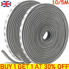 10M Draught Excluder Brush Pile Weather Seal Strip Insulation Door Window Tape