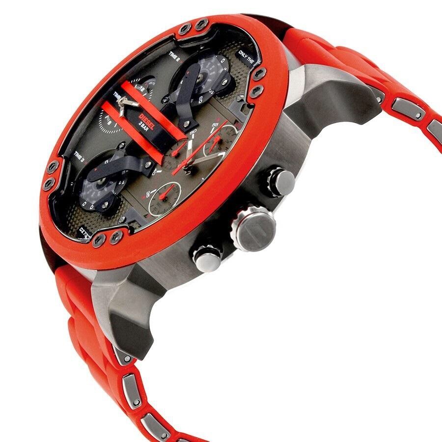 DZ7370 Mr. Daddy 2.0 Red Stainless Steel 57mm Quartz Chronograph