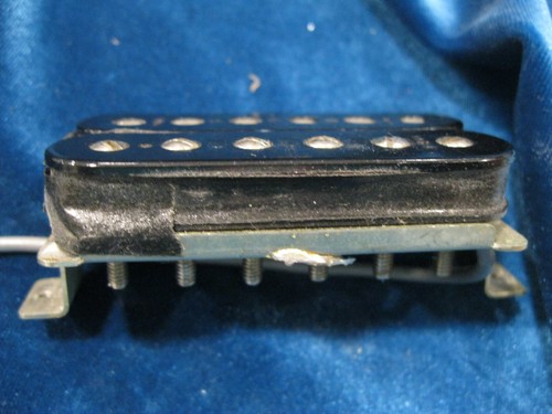 Vintage 1971-72 Gibson Pat # Sticker T-TOP Guitar NECK Pickup 7.62 ohms - Picture 8 of 15