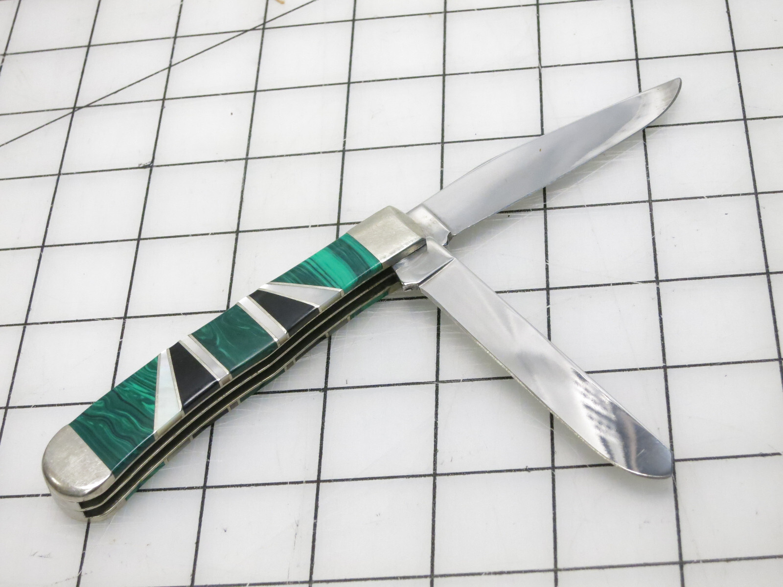 Case XX EX254 SS Mother of Pearl Inlay Stainless Steel Trapper Folding