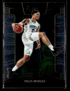 2018-19 Panini Select #17 Miles Bridges Rookie Card Charlotte Hornets