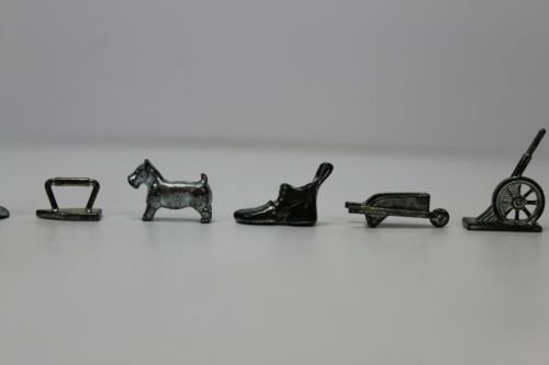 Pezzi di ricambio Monopoly - 11 gettoni in metallo e 2 dadi - Foto 4 di 5