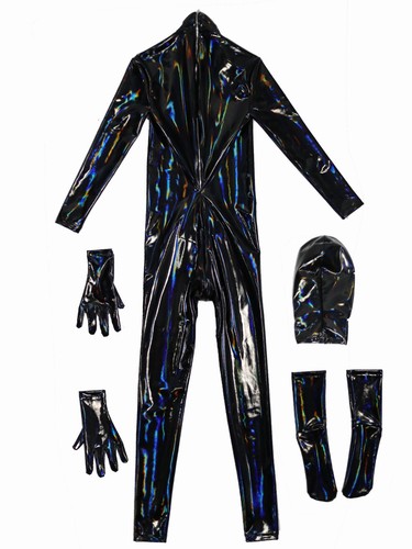 Sexy Actualización Espejo Látex Amoníaco Para Hombre Cuerpo Completo Brillante Adelgazante Body - Imagen 12 de 12