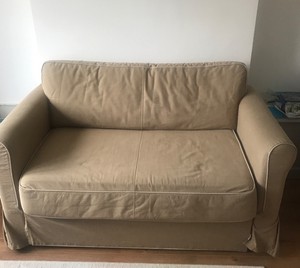 Details About Ikea Rp 2 Seater Sofa Bed Sofabed Beige Colour