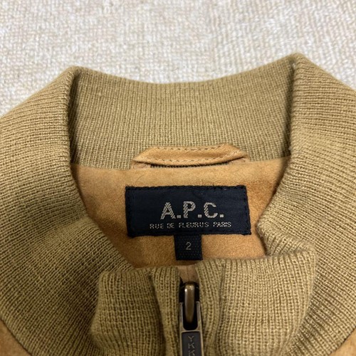 A.P.C. Sheepskin Leather Jacket - Size M (2) - Classic Design - VG Condition - Picture 12 of 24