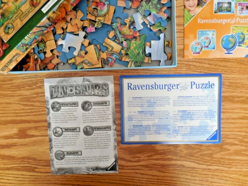 Ravensburger XXL "Dinosaurs" 100 Piece Puzzle w Information Leaflet for Ages 6+ - Picture 3 of 4