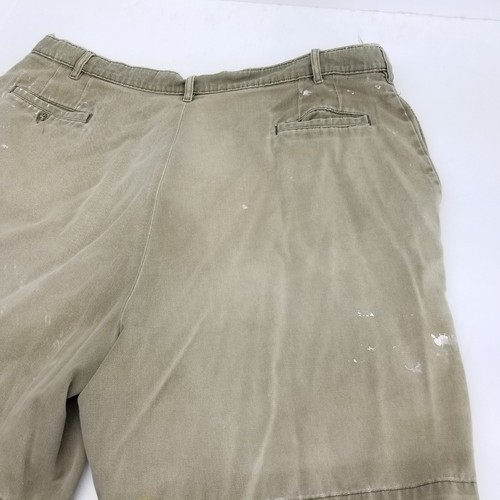 J Crew Mens Size 42 Chino Shorts Vtg Super Distressed Style Work Worn - Picture 14 of 17