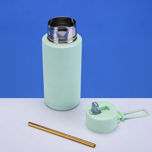 1L Frank Green Water Bottle Insulated Stainless Steel Ceramic Bottle w/Straw Lid - Picture 6 of 19