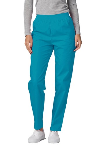 Adar Universal Women's Scrub Set - Warm-Up Scrub Jacket Elastic Pull-On Pants - Picture 32 of 133