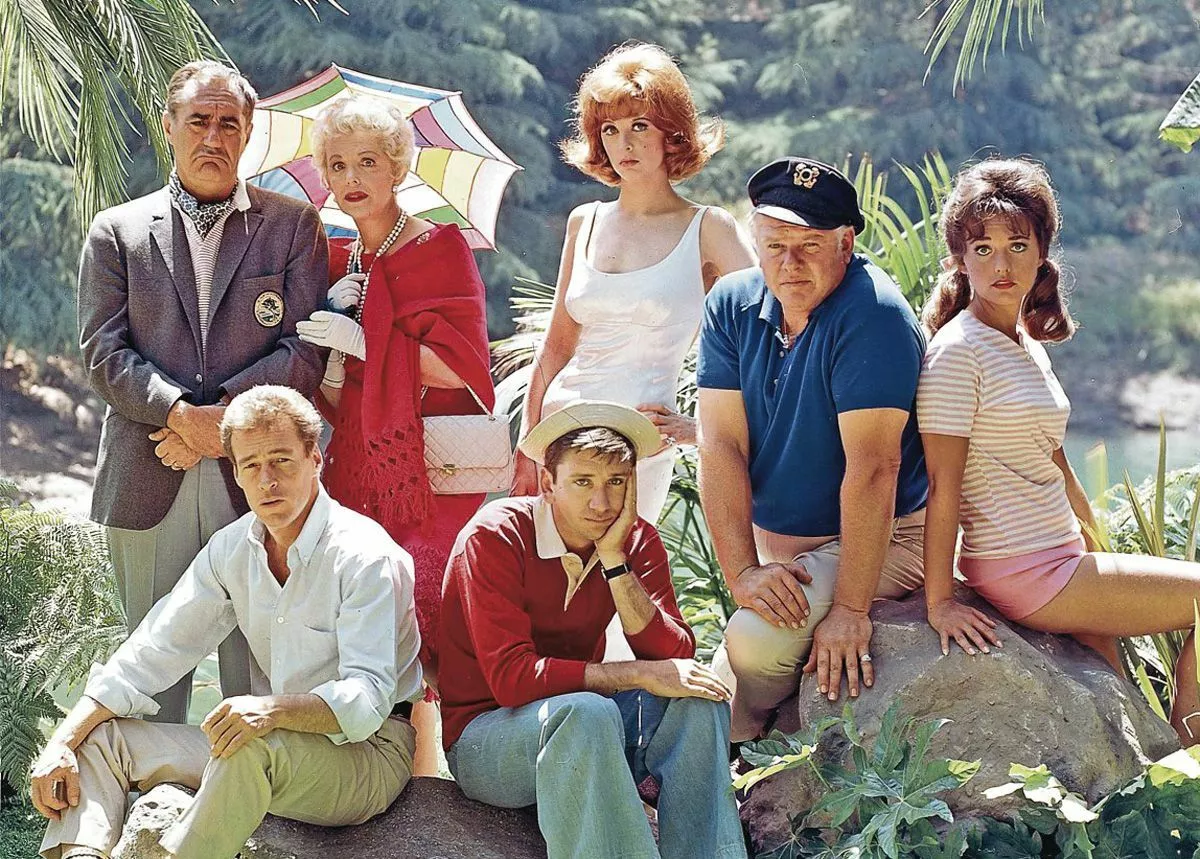 Cast of Classic TV Show Gilligan's Island Vintage Publicity Photo  8.5