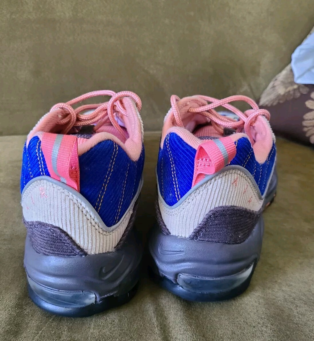 Nike Air Max 98 Corduroy Pack - Blue 2019 - CQ7513-044 Size Nike Air Max 98 Corduroy Pack - Blue 2019 - CQ7513-044 Size