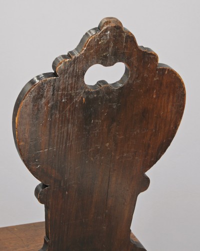 Antike Neo-Renaissance Brett-Stühle mit Schnitzerei in der Lehne - Bild 11 von 20