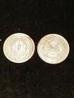 2 Germany Medals One Side Minted Only Farmer on One & Saint Bauern on the other