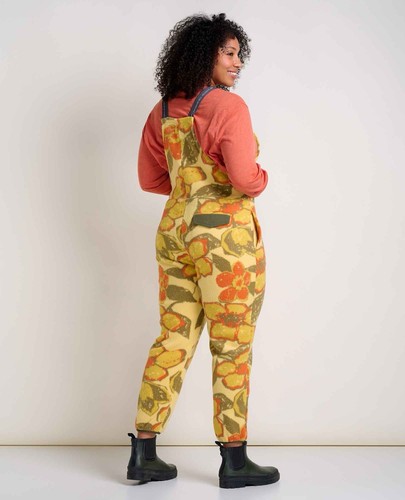 Toad & Co Campo Fleece Overall Size XS $168 MSRP Rattan Floral Print - Picture 6 of 8