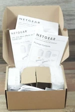 Netgear Powerline AV 200Mbps Mini Adapters XAVB1301v2 Set NEW