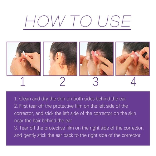 6Pcs Silicone Ear Corrector Cosmetic Instant Ear Correction for Prominent Ears - Picture 8 of 13
