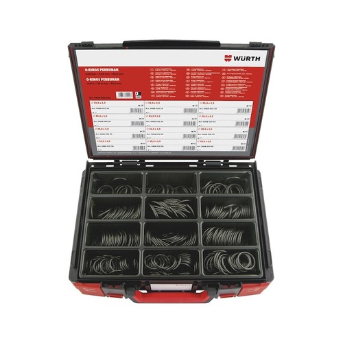 Assortimento di Anelli O-ring Misure Metriche Set 330pz - WÜRTH 5964046802 - Foto 5 di 5