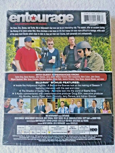 ENTOURAGE BLU-RAY 7 7th Seven Seventh Season FACTORY SEALED NIB - Picture 2 of 2