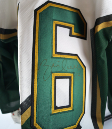 BRETT HULL Signed DALLAS STARS White Jersey #16 Sewn Stitched w Tags CLO DG - Picture 5 of 12