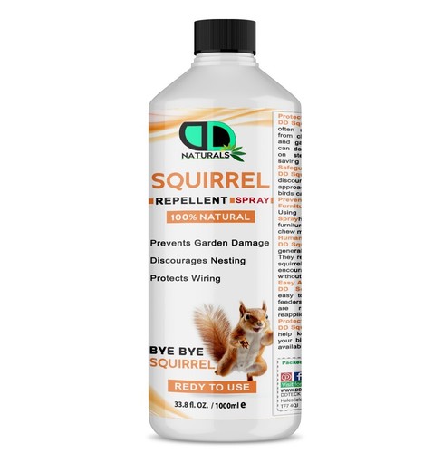 100% Natural Squirrel Repellent | Non-Toxic - Protection for Gardens & Patios - Afbeelding 14 van 17