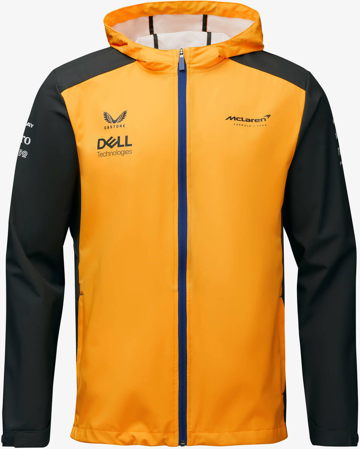 McLaren F1 Men's 2022 Team Water Resistant Jacket- Papaya