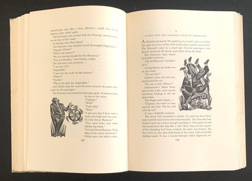 THE TOILERS OF THE SEA - VICTOR HUGO - 1960 - LEC - #179/1500 - SIGNED. - Foto 8 di 13