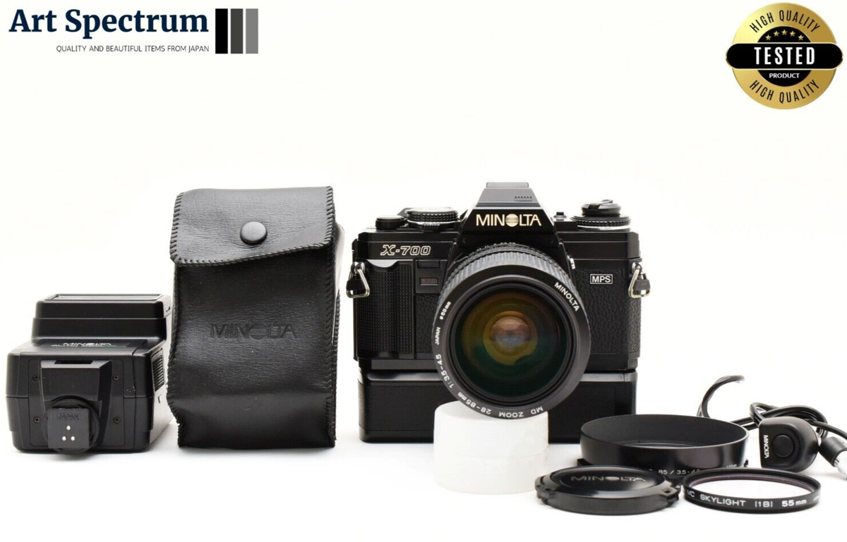 N Mint] Minolta X-700 MPS + MD Zoom 28-85mm f3.5-4.5 + Motor Drive