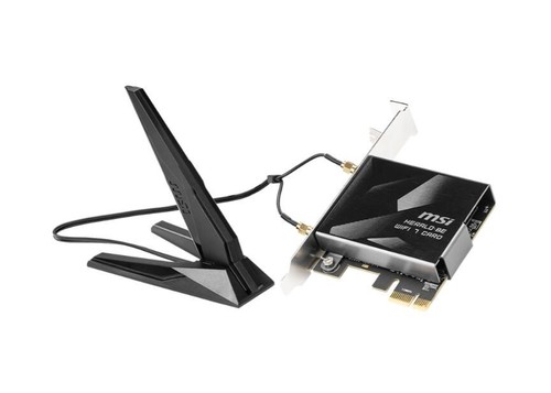 MSI HERALD-BE Wi-Fi 7 MAX Bezprzewodowy bluetooth 5.4 QCNCM865 dla AMD i Intel - Zdjęcie 2 z 5