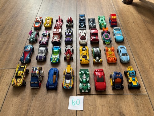 Diecast Toy Car Bundle Job Lot - 32 Hot Wheels Cars - Diecast Collectible - 1:64