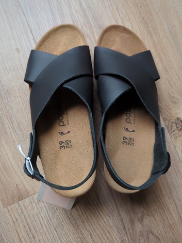 Birkenstock Papillio Samira Wedge Slingback Leather Sandals EU 39 Womens 8-8.5 - Picture 4 of 12