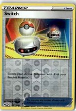 2023 SWORD & SHIELD CROWN ZENITH SWITCH 144/159 REVERSE HOLO