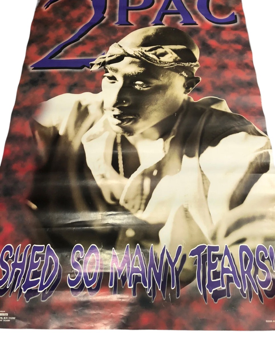 Vintage Rapper Tupac 2Pac Shed So Many Tears Scorpio Posters 2000