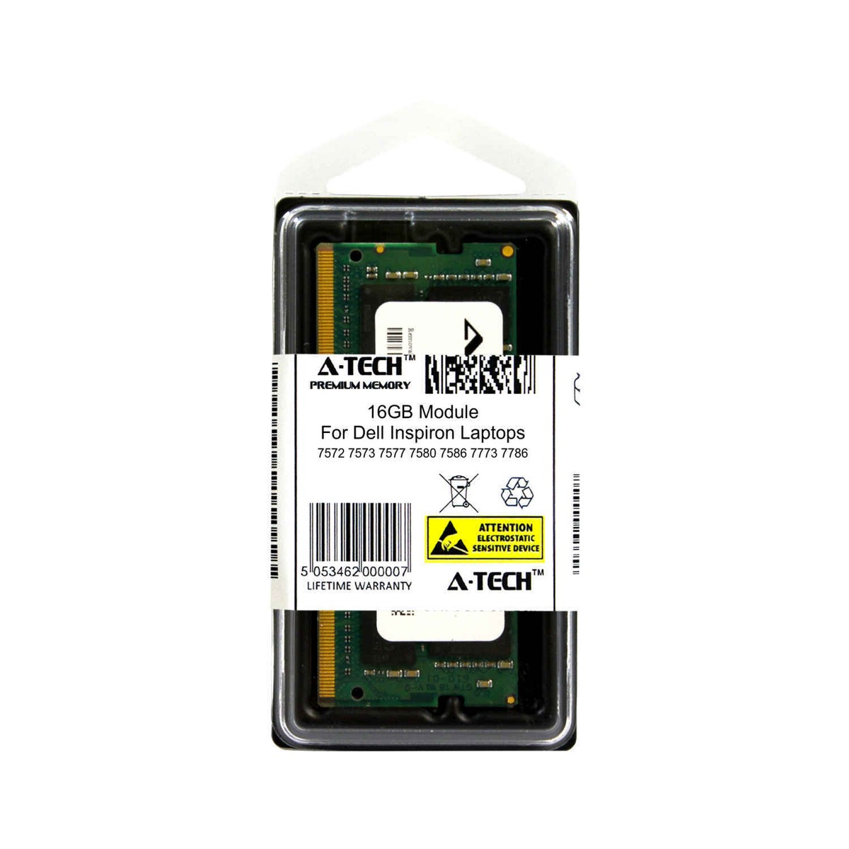 16GB DDR4 2666 Memory RAM for DELL INSPIRON 7572 7573 7577