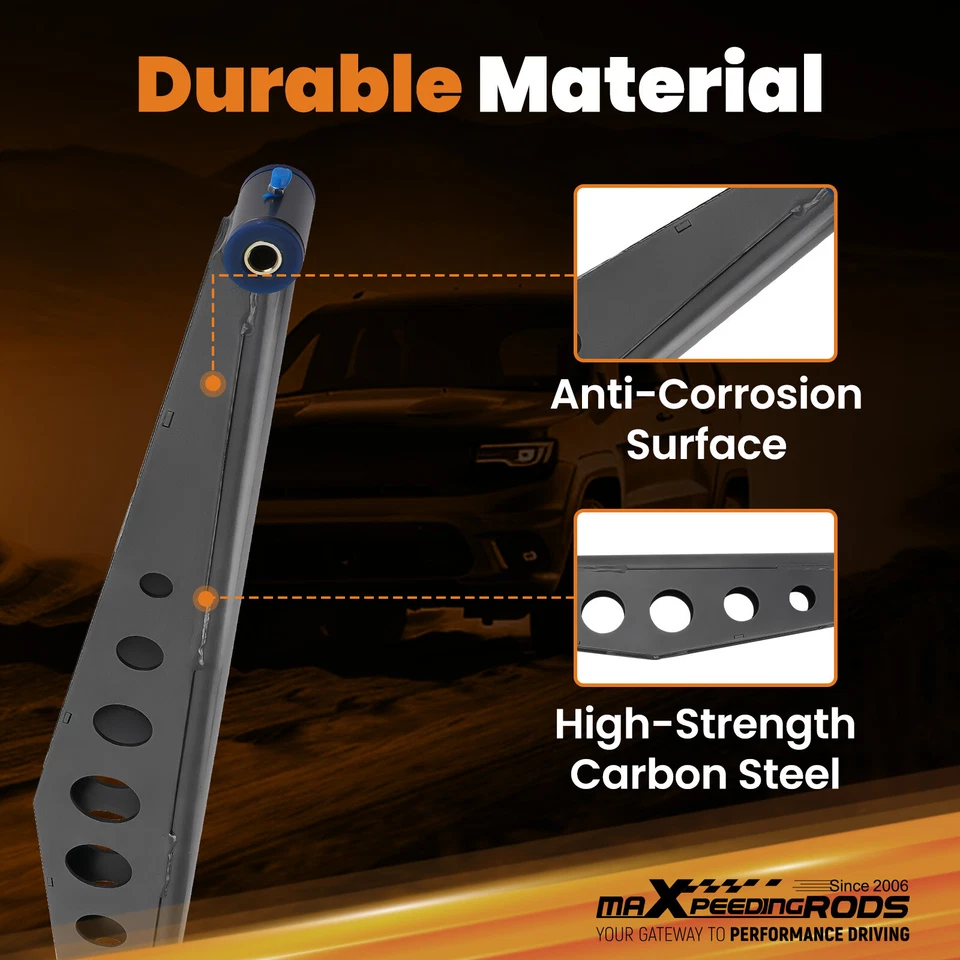 Rear Ladder Traction Bars w/ Mounting Brackets for 1980-1996 Ford F150/F250/F350 - Image 2 of 4