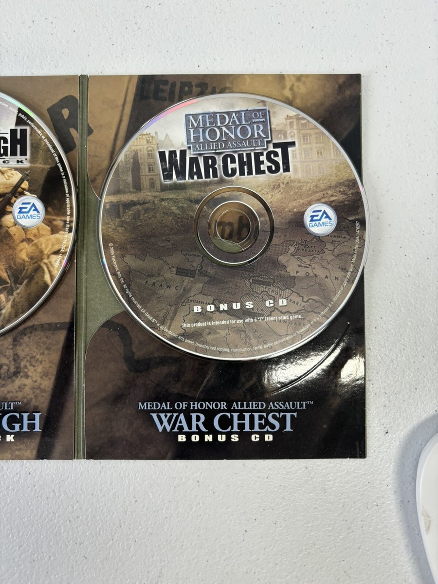 Medal Of Honor Allied Assault War Chest PC 2004 5 CDs Set No