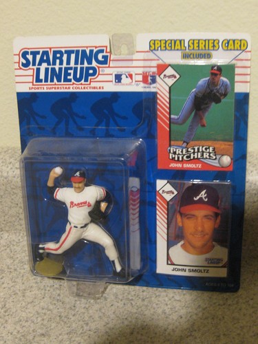 1993 Kenner Starting Lineup John Smoltz Atlanta Braves MLB Baseball Figure NIB - Picture 5 of 7
