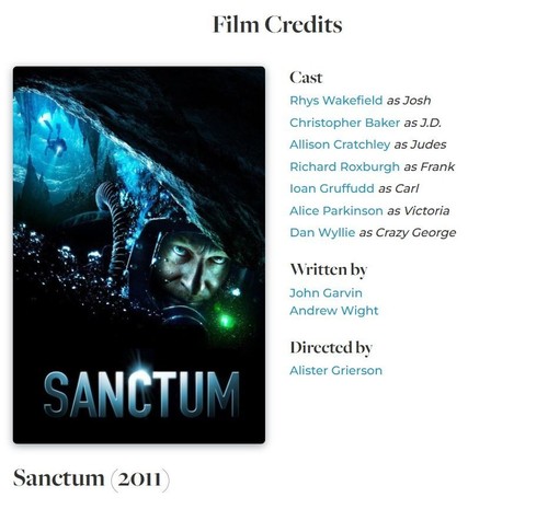 Sanctum (Blu-ray, 2011) Richard Roxburgh, Not a Scratch! - Picture 6 of 10