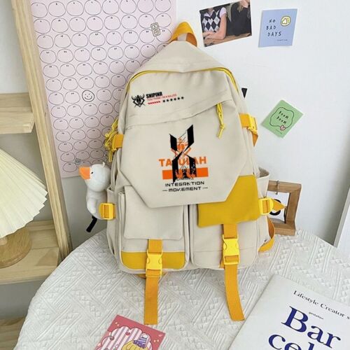 Arknights Anime Travel Backpack Cosplay Harajuku Shoulders Bag Students Gift #2 - Foto 1 di 5