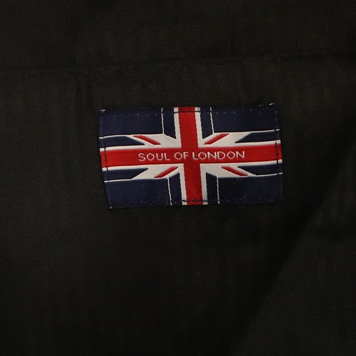 Soul Of London Dress Pants Trousers Size CAD 33R Blue Plaid Office NEW B34 - Picture 5 of 7