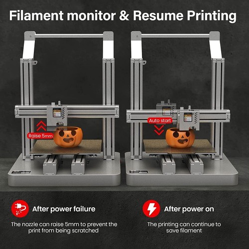 Imprimante 3D métal avec nivellement automatique capteur de filament 300 x 300 x 290 mm - Photo 4/6