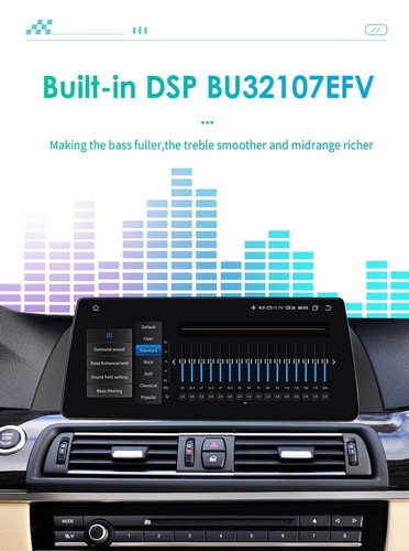 Carplay 10.33'' Android 12 Car GPS Stereo For BMW 5 Series F10 F11 525i 528i CIC - Picture 8 of 17