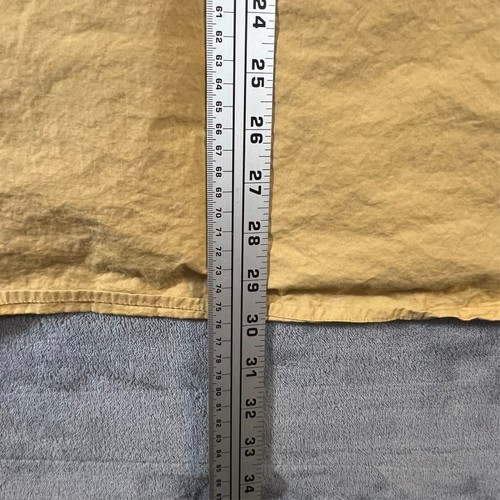 Rocawear Shirt Mens XL Mustard Y2K Hip Hop Streetwear Jay Z Baggy Button Up 90s - Picture 6 of 7