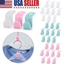 10 100 Clothes Hanger Connector Hooks Closet Hanger Organizer Space Saving Clips