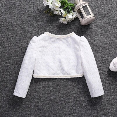 Baby Girl Lace Bolero Shrug Cape Jacket Evening Dress Cover Up